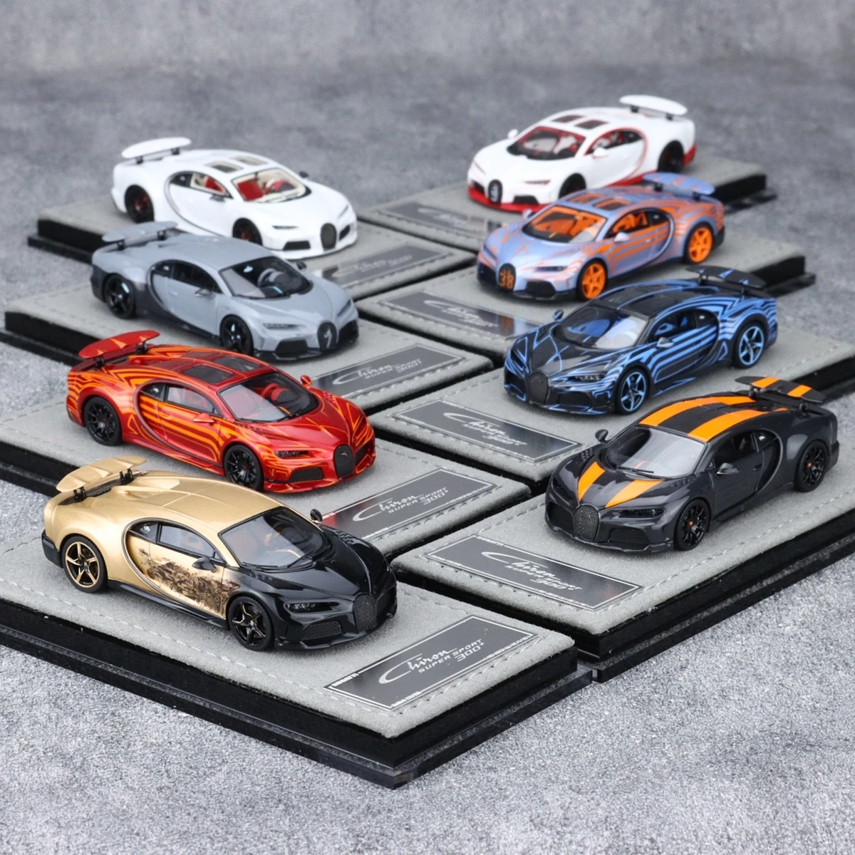 HH 1:64 Chiron Super Sport литая под давлением модель автомобиля из смолы коллекционные
