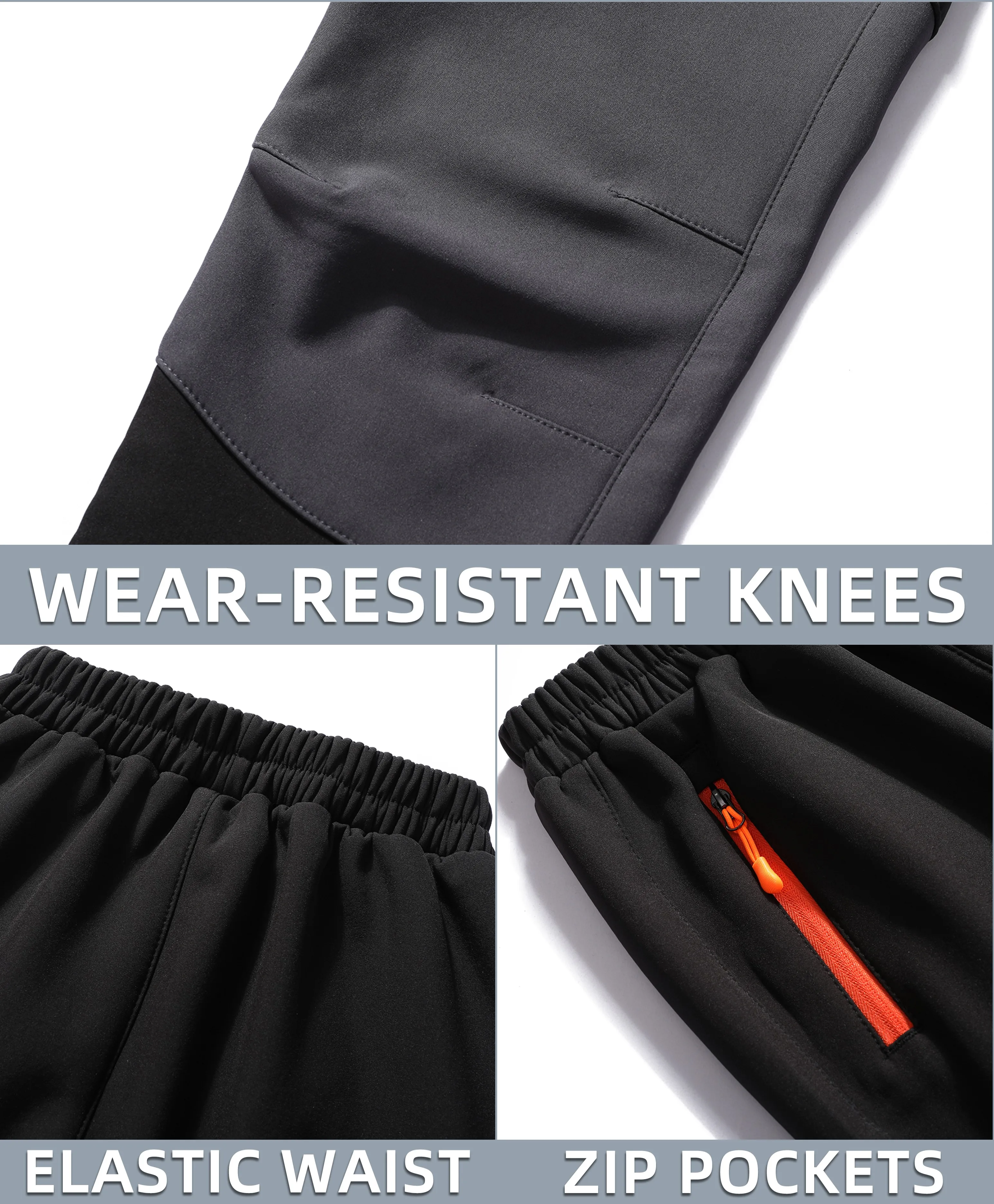 BenBoy Winter Girls Thick Warm Pants Waterproof Windproof Hiking Camping Boys Skiing Pants Snowboard Pants