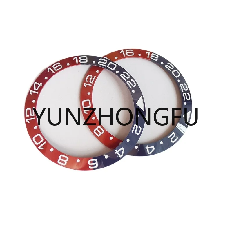 

Роскошные аксессуары для часов GMT 126710 master синие красные 38 мм керамические вставки с кольцом