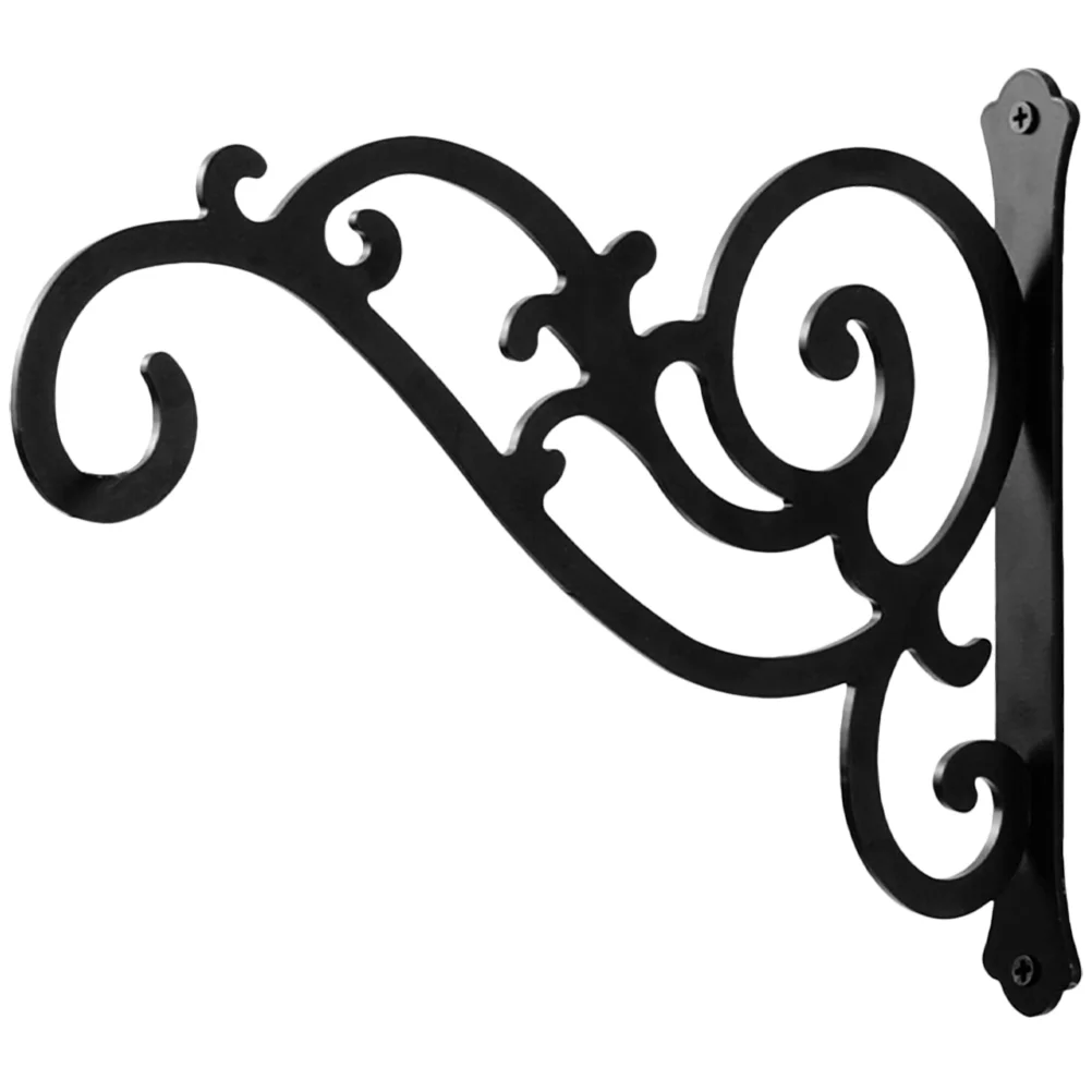 

Hook Garden Hanging Flower Basket Bracket Bonsai Support Wall Mounted Hanger
