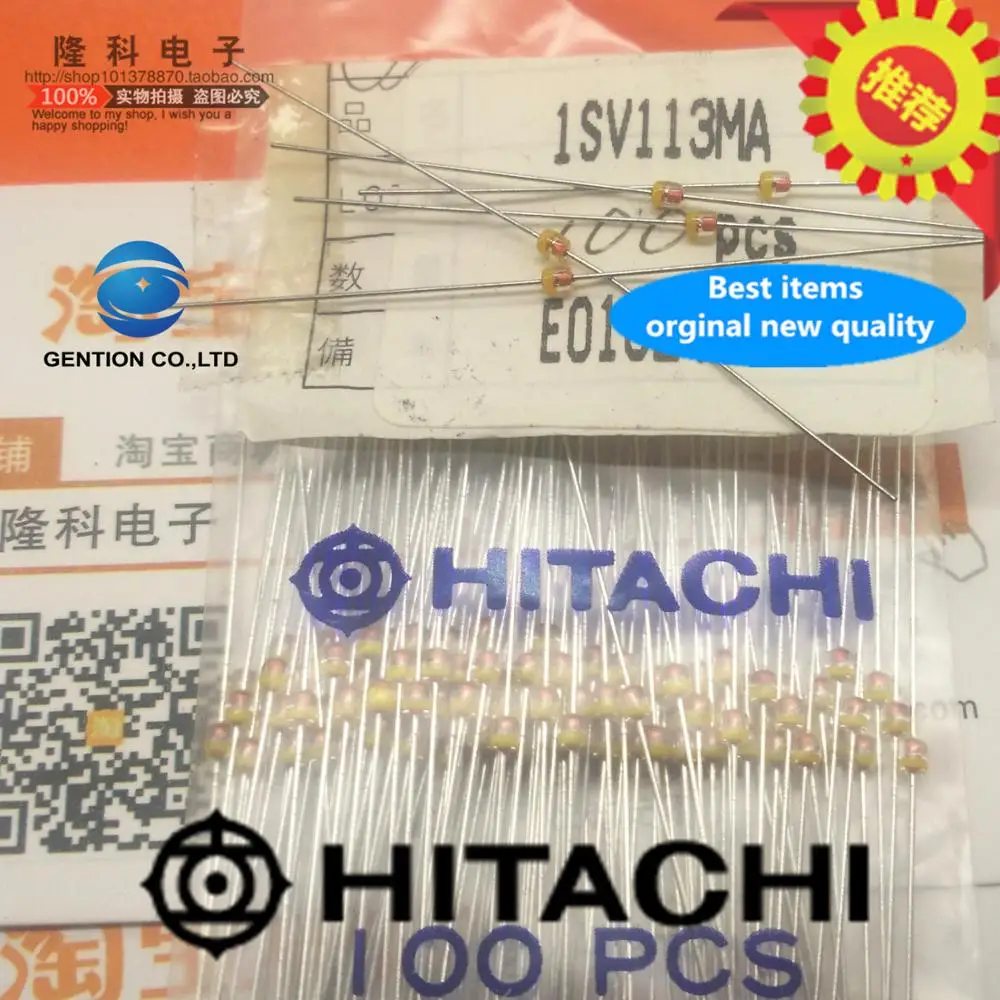 

10 шт. 100% Новый оригинальный 1SV113MA высокочастотный VHF вариактер диод импортный DO-34 оригинальная частота ISV113
