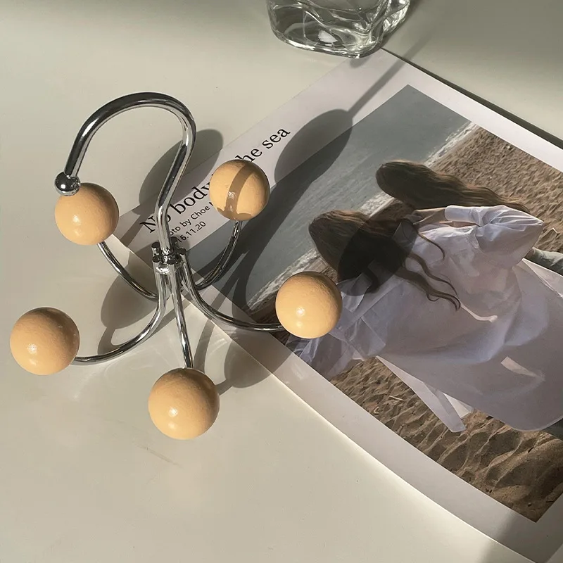 Металлический вращающийся крючок в Корейском стиле для одежды шляпы сумки