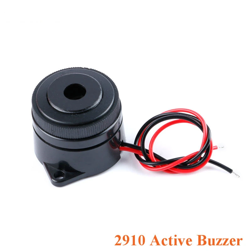 

2pcs 2910 Piezo Electric Active Buzzer Speaker 12V 24V 3025 Continuous Sound Alarm DIY Spiral DC Refrigeration Equipment