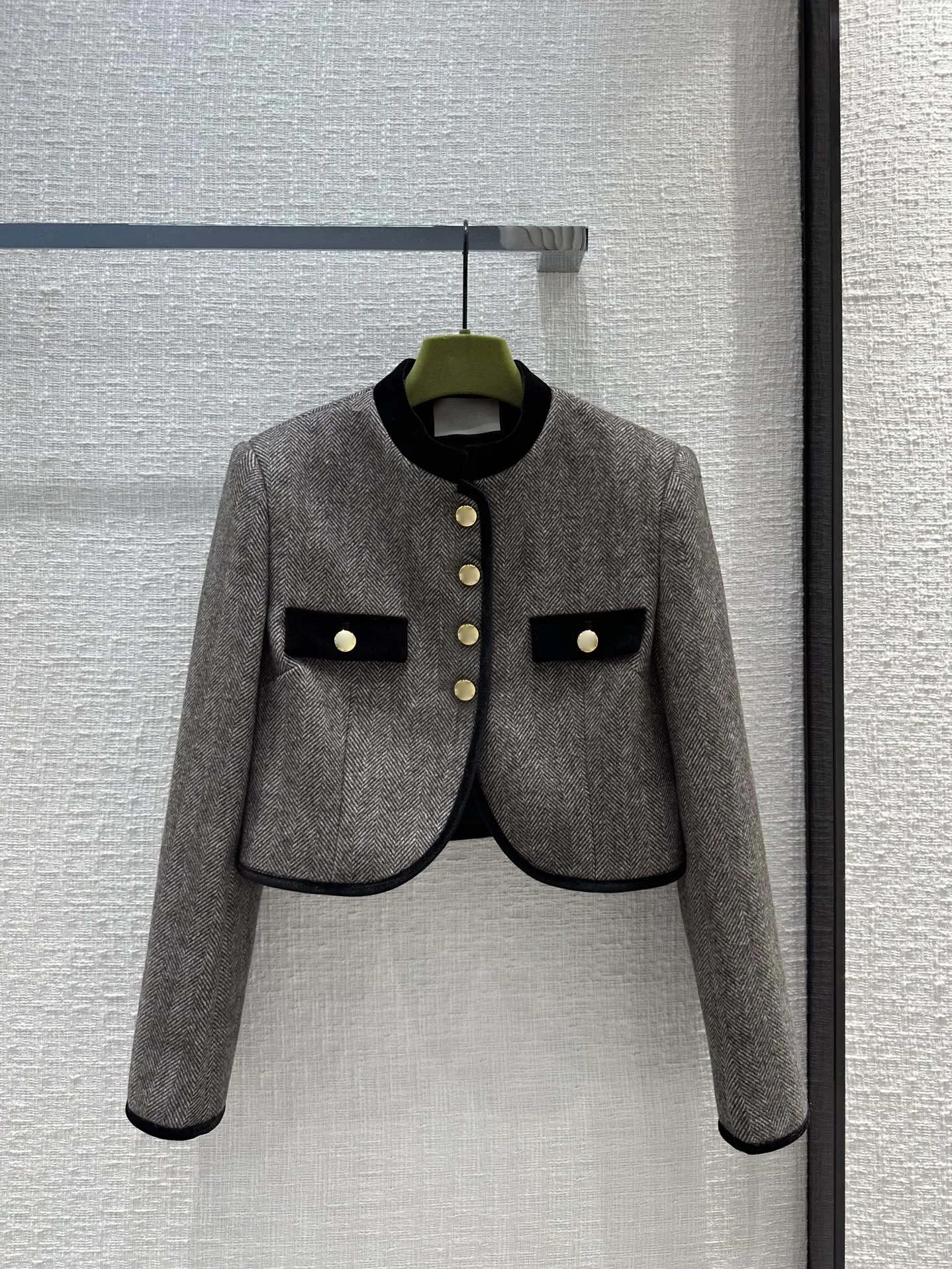 

2023New vintage herringbone equestrian jacket for early fall!