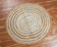 rugs and carpets for home living room handmade braided style natural jute area rug dining room carpet round 4x4 rug