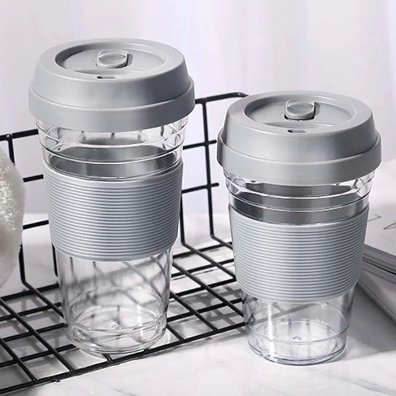 

360/480ml Safe Outdoor Portable PP Plastic Coffee Tea Water Bottle With Lid Office Simple Style Fashion Star Car Bottle