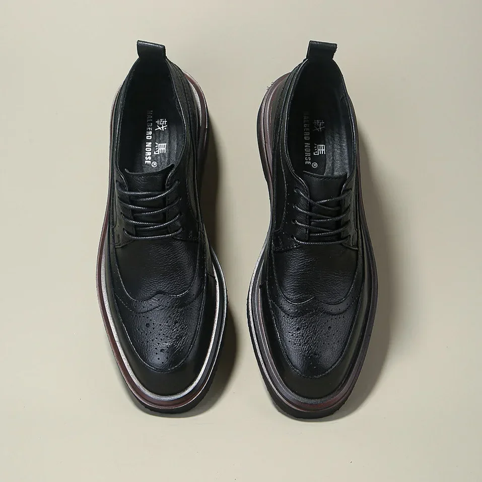 Итальянские мужские модельные туфли роскошные удобные дизайнерские ручной