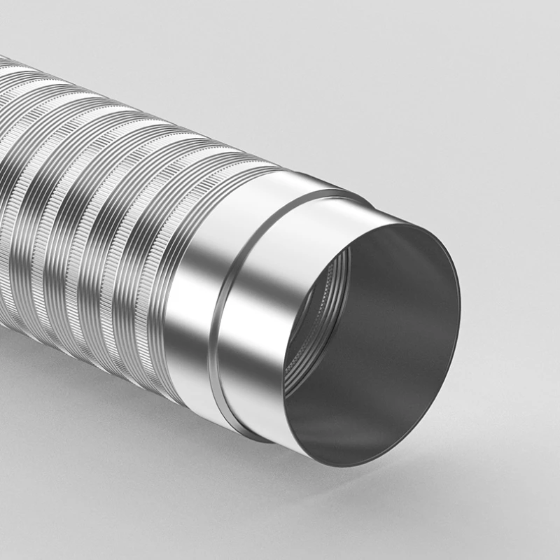Exhaust pipe of gas water heater forced exhaust direct stainless steel flue expansion hose accessories |