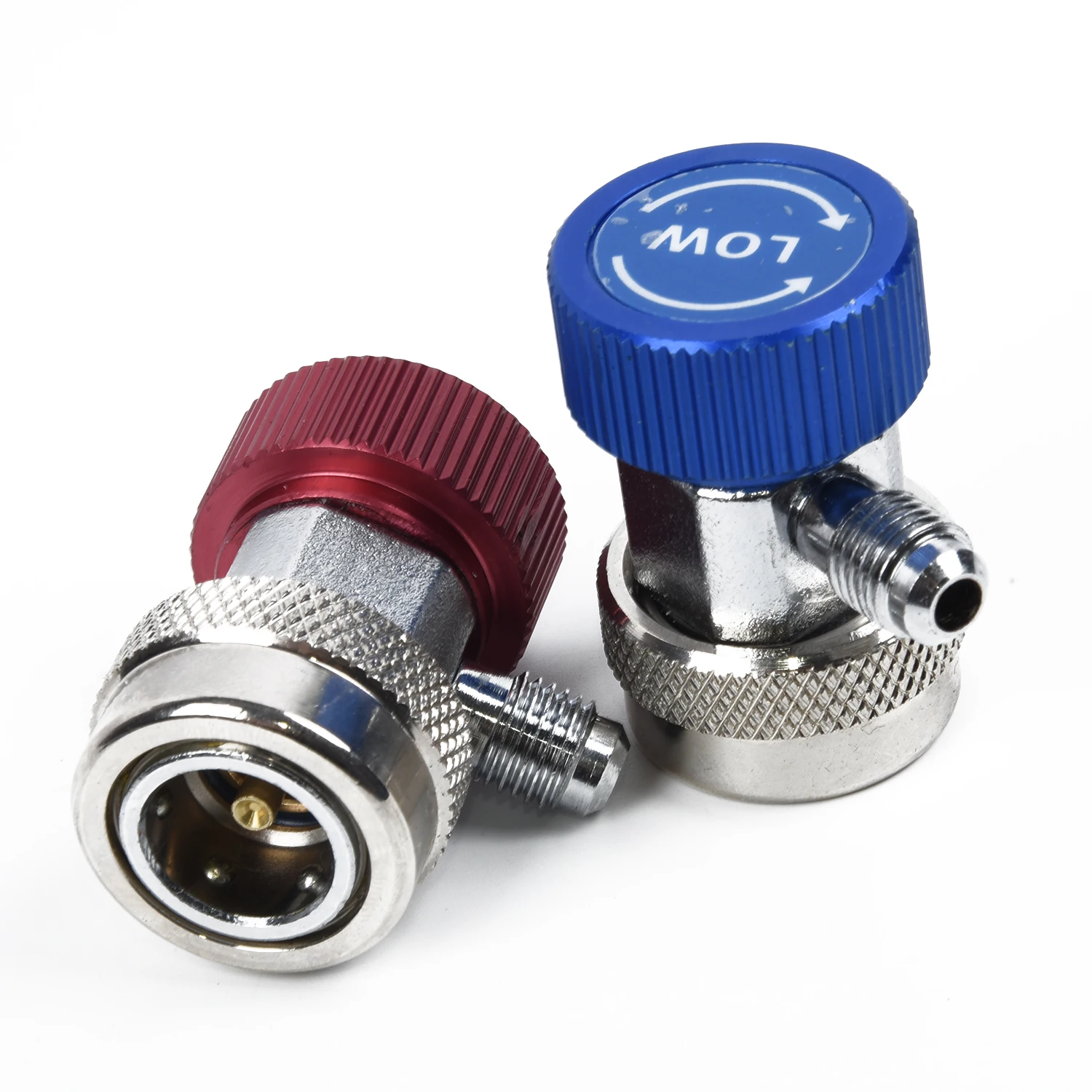 

A/C Adapter Couplers Air Conditioner High&Low Pressure Interior Parts Quick Connectors Durable Practical Useful