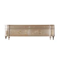 french luxury solid wood tv cabinet living room painted 2 2m storage cabinet high end furniture