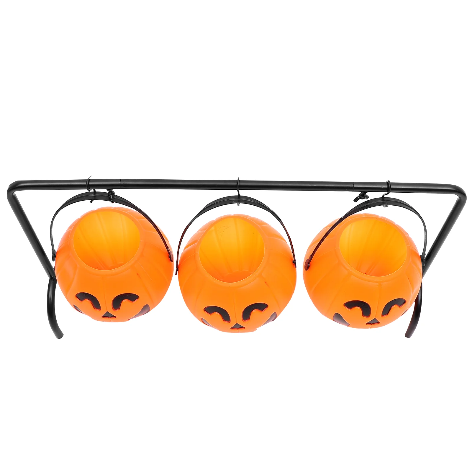 

Simple Design Candy Jars Halloween Home Decor Containers Portable Basket Small Bucket Metal Treat