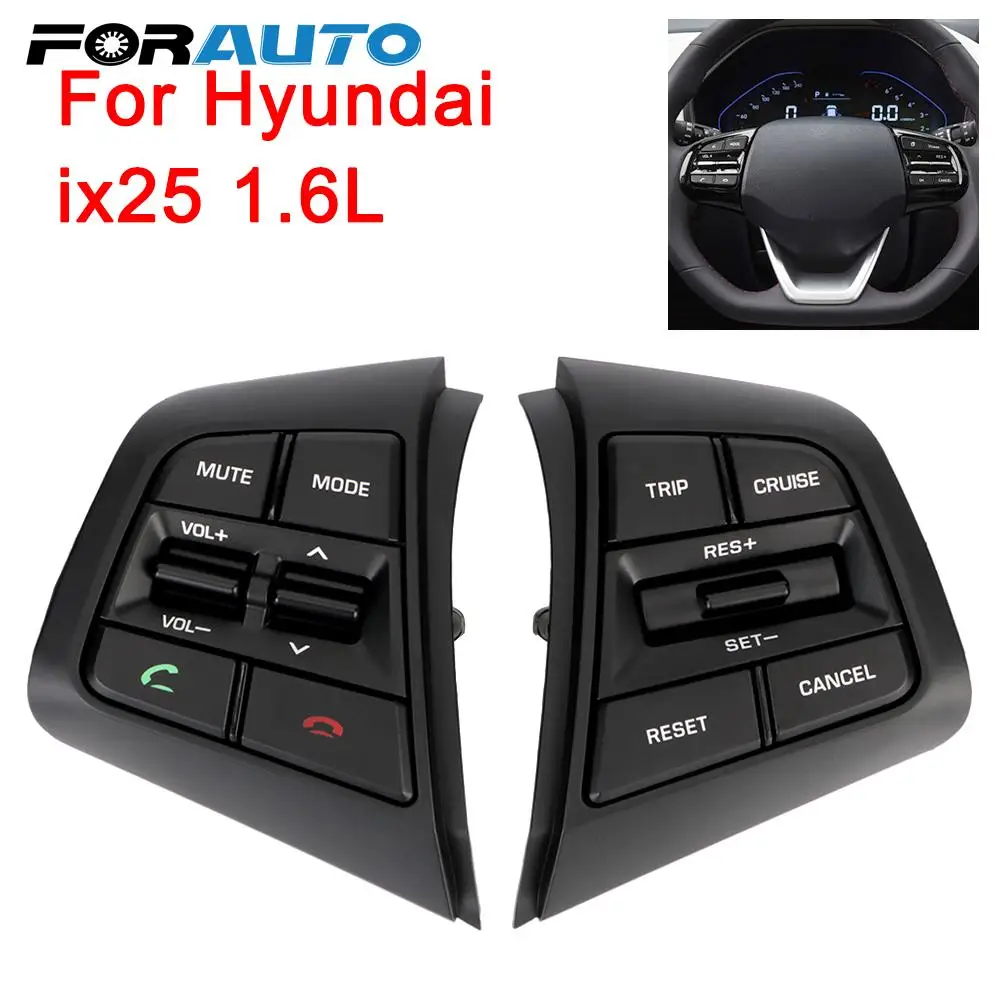 

Переключатели Bluetooth круиз-контроля для Hyundai ix25 (creta) 1.6L кнопки рулевого колеса автомобиля кнопка дистанционного громкости с кабелями