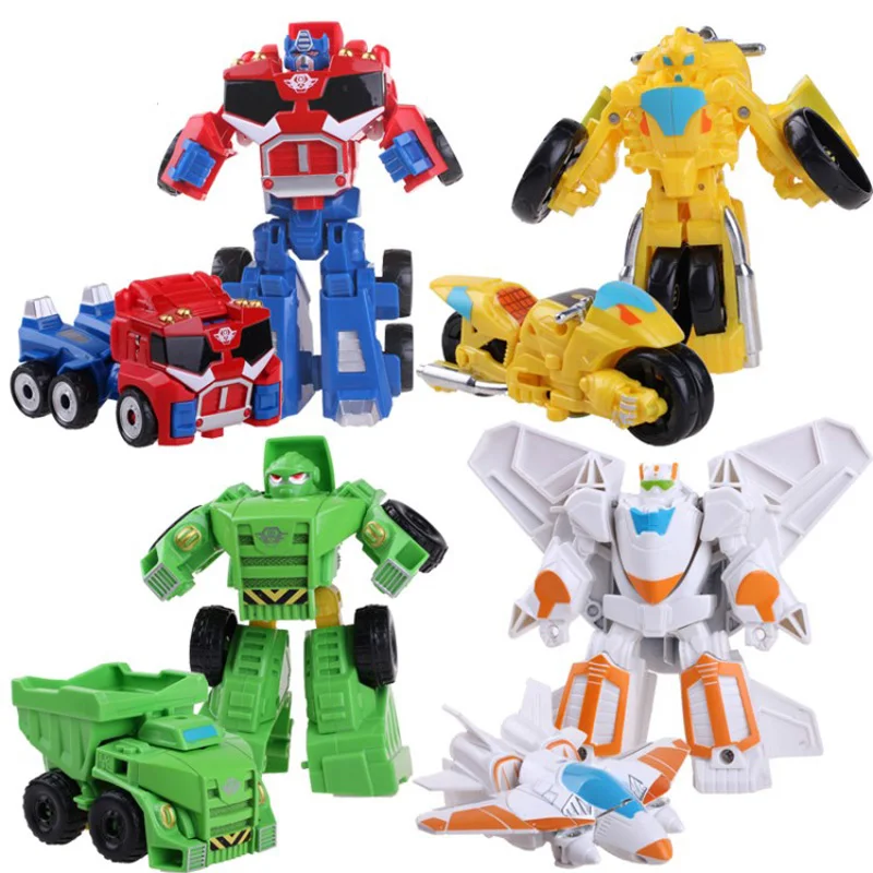 

4pcs/set Newest Rescue Bots Deformation Robot Action Figures Helicopter Robots Transformation toy for Kids Baby Gift