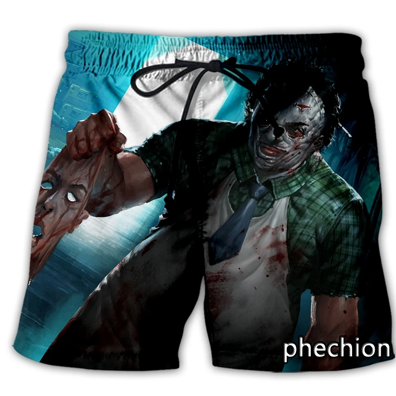 

phechion New Men/Women Leatherface Wallpaper 3D Printed Casual Shorts Fashion Streetwear Men Loose Sporting Shorts T41