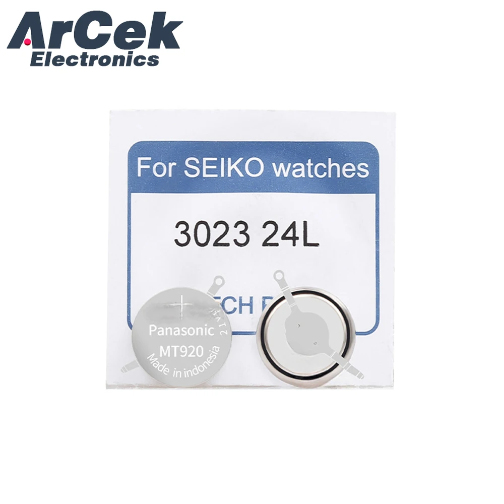 Новый оригинальный аккумулятор для Seiko 3023-24L 3023.24L 3023 24L MT920 с фотодинамической