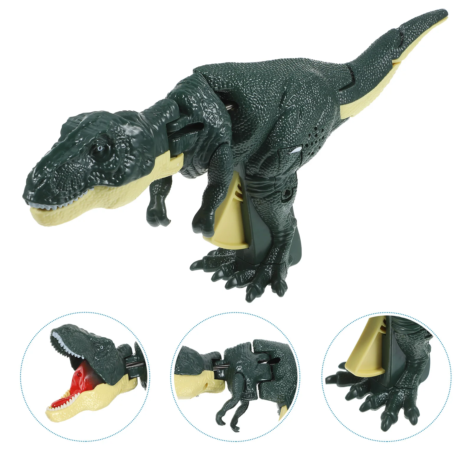 

Simulation Dinosaur Toy Trigger Swinging Spring Telescopic Grabber Plaything
