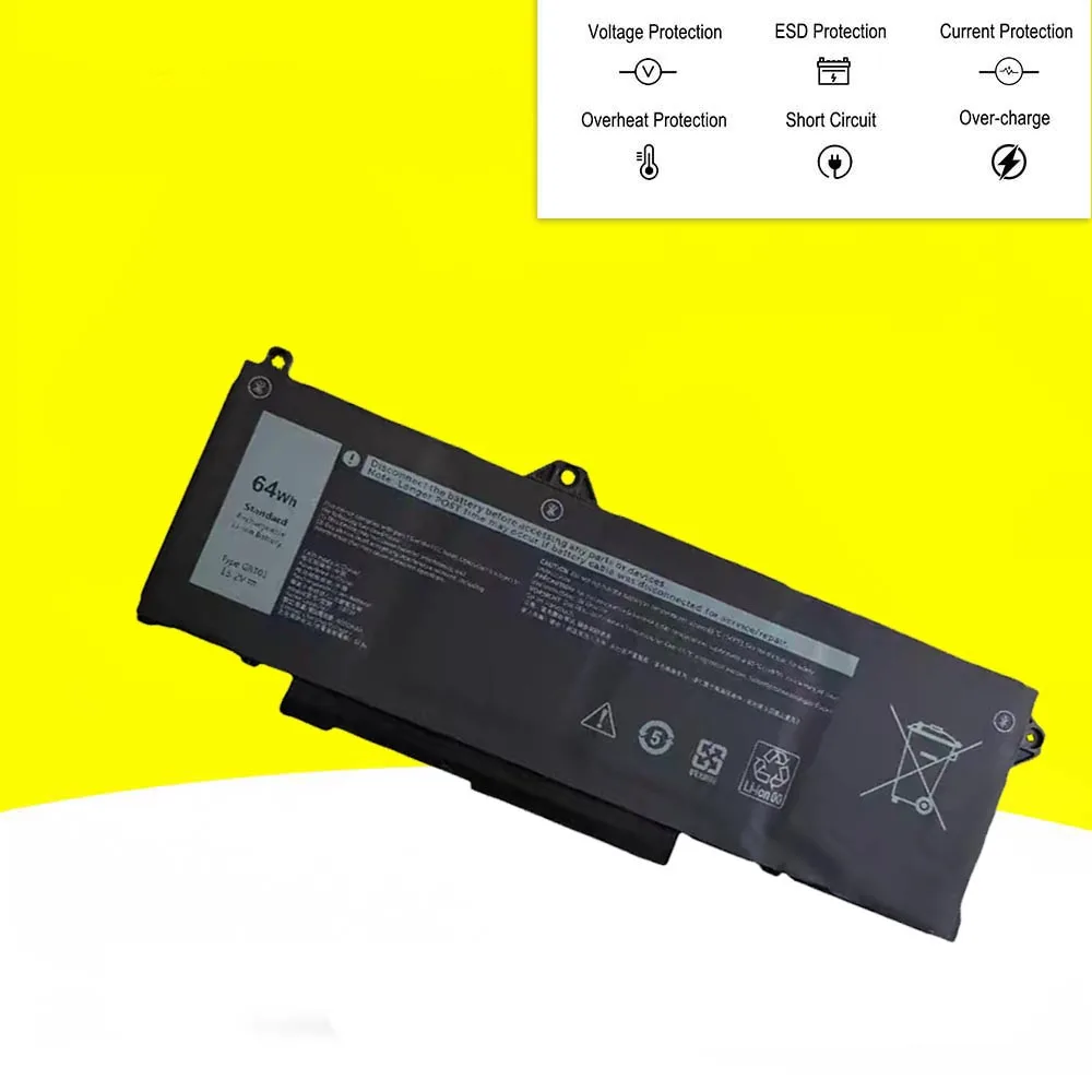 Фото Аккумулятор для ноутбуков Dell Latitude 5421, 5431, 5521, 5531, Precision 3561, 3571, 3470, Alienware M17 R5 AMD Series GRT01, 0P3TJ, R05P0 №3