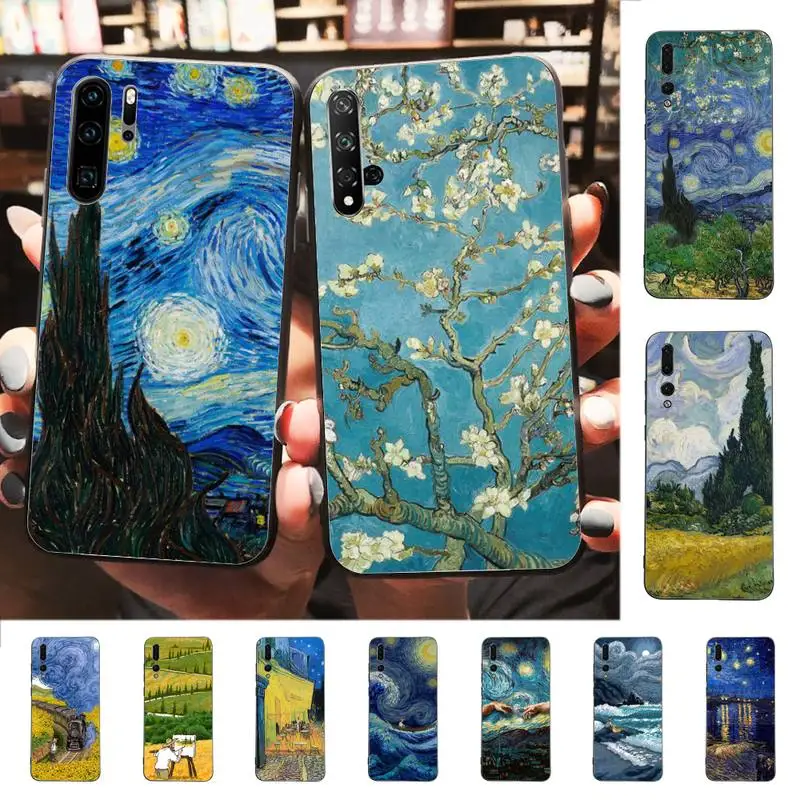 

Van Gogh Phone Case for Huawei P30 40 20 10 8 9 lite pro plus Psmart2019