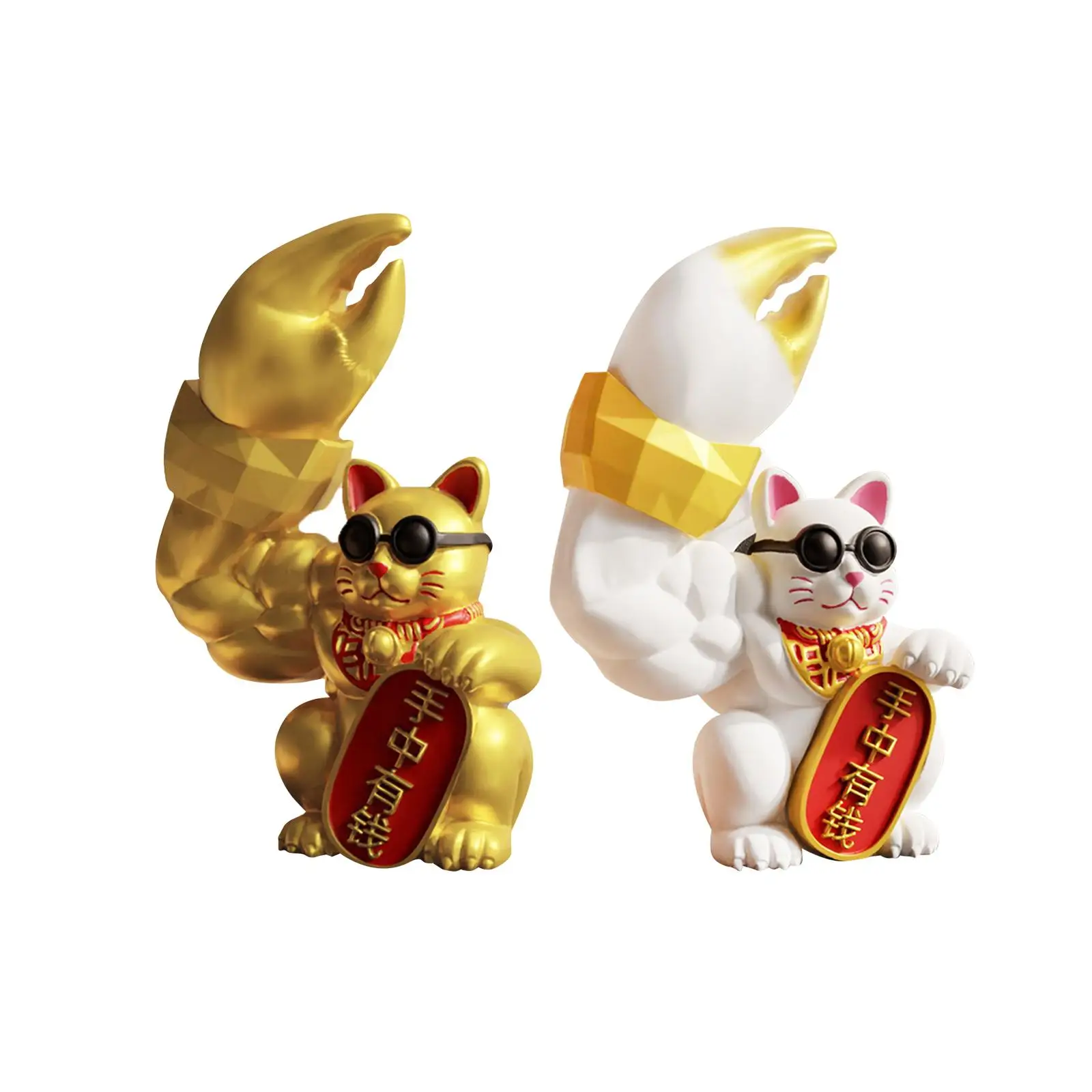 

Креативная Статуэтка на удачу, искусственное животное, статуэтка из смолы, коллекция для рабочего стола, гостиной, книжного шкафа, Декор, де...