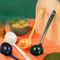 kitchen colander long handle oil filter spoon cooking oil slag separator hot pot portable strainer kitchen tools accessories