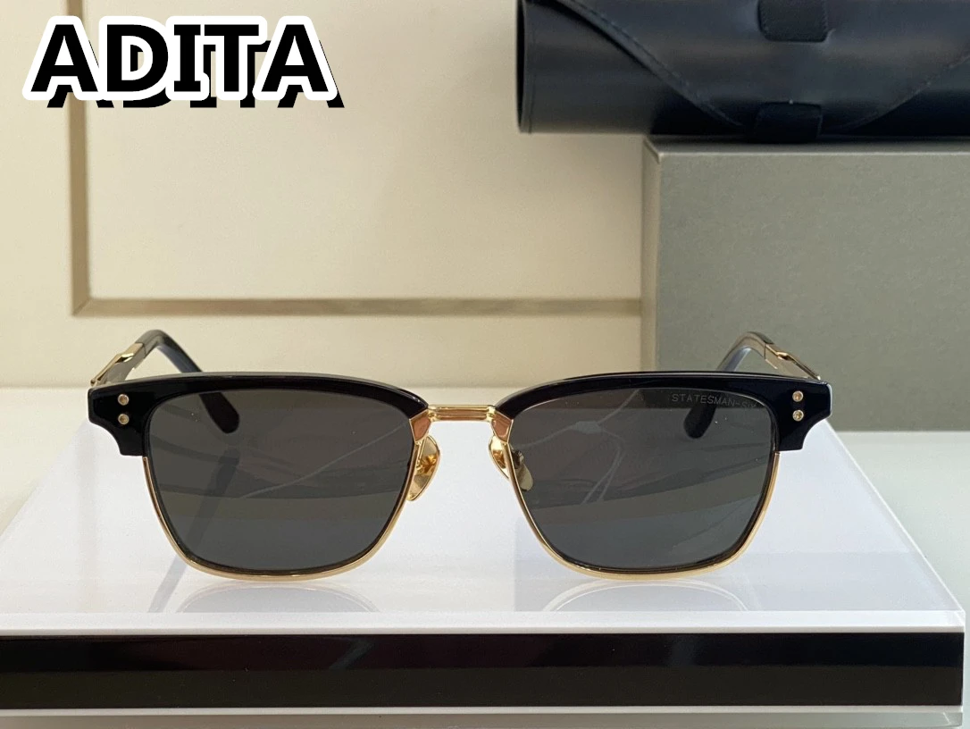 A DITA Statesman Six SIZE 52-18 Top High Quality Sunglasses for Men Titanium  Fashion Design Sunglasses for Womens  with box