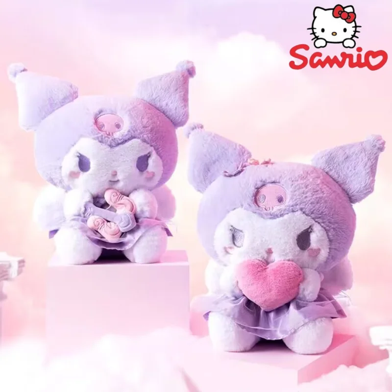 

Кукла Плюшевая Sanrio Kuromi с крыльями ангела, 35 см