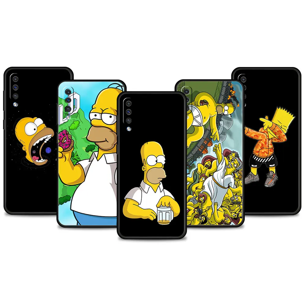 

Style Trend Phone Funda For Samsung A30 A20e Note 20 Ultra 10 A50 A40 A10s A70 A20s A10 A91 M30s A02 A42 5G M31 The Simpsons