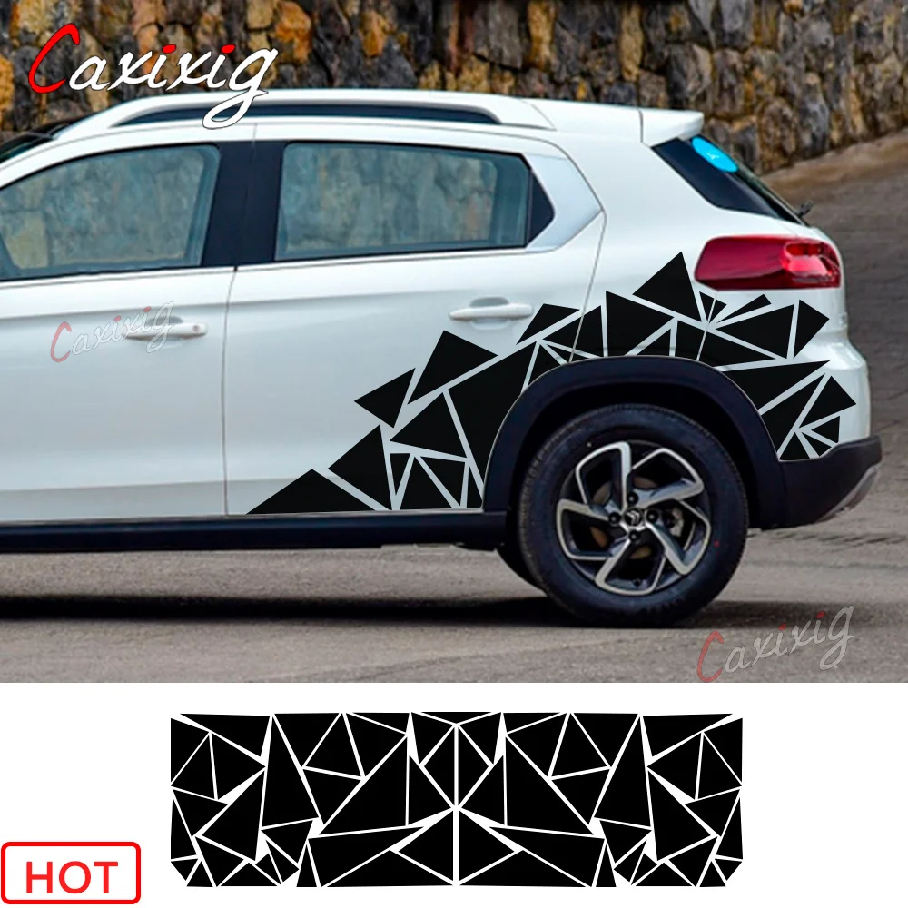 

Car Tail Vinyl Triangle Stickers For Audi A4 A3 BMW Ford Renault Dacia Skoda VW KIA Nissan Toyota Honda Tuning Auto Accessories