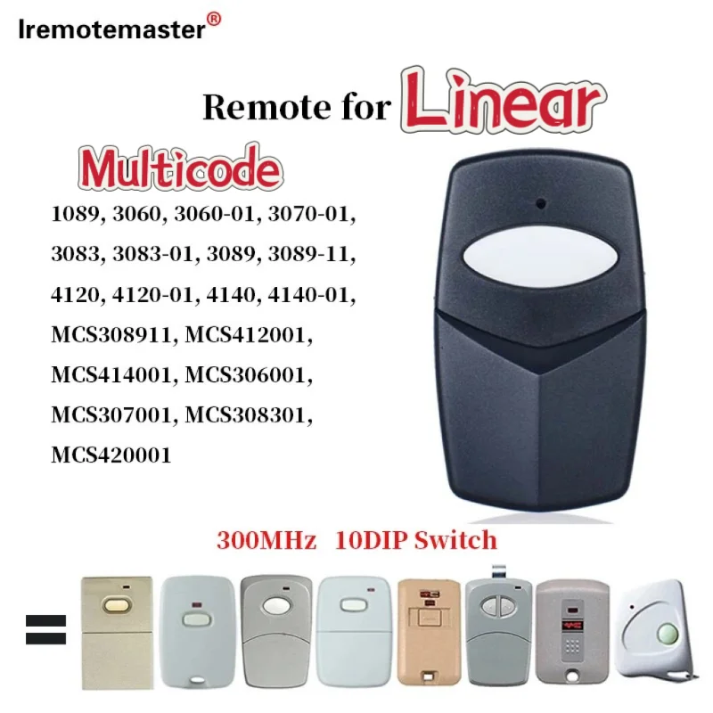 Пульт дистанционного управления для открывания Гаражных дверей 3089 308911 MCS308911 10 Dip