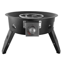 outdoor propane fire pit garden gas fire pit camping steel with high temperature powder coating fire pit