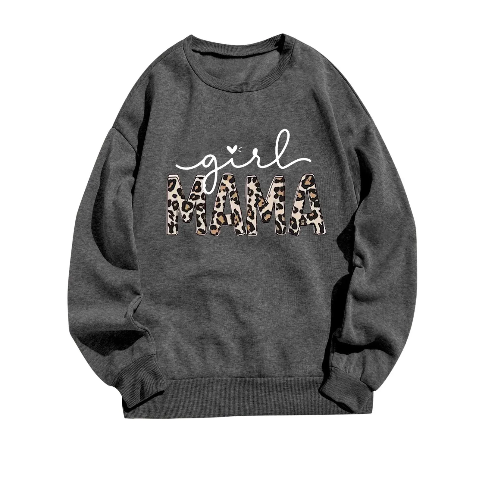 

Свитшот женский с круглым вырезом, повседневная кофта с длинным рукавом, с круглым вырезом, с надписью, без капюшона, Рождественская Толстов...