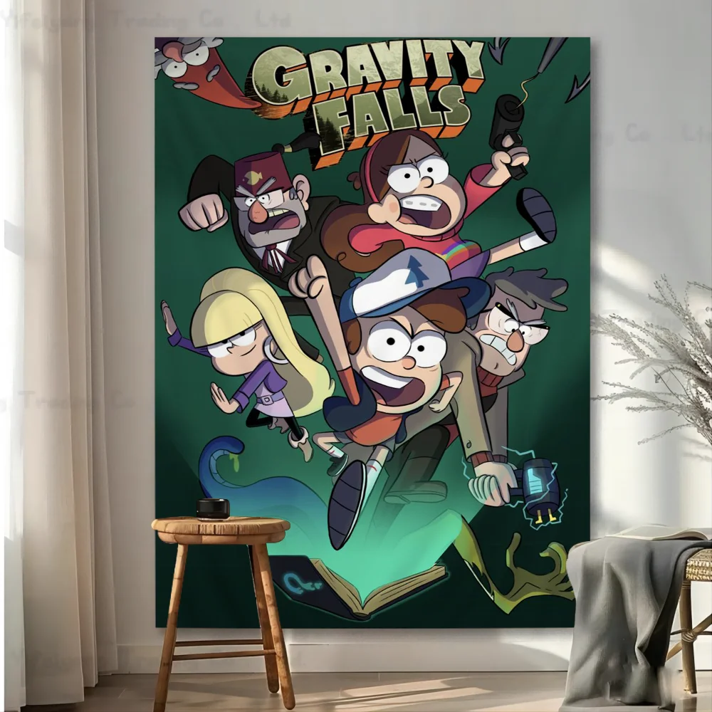 Классические G-Gravity F-Falls фильм винтажные хиппи настенные гобелены богемные