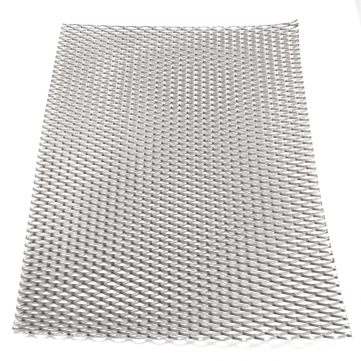 

Металлическая титановая сетка с отверстиями для листового металла, перфорированная пластина, увеличенный размер 200 мм * 300 мм * 0,5 мм для химического оборудования