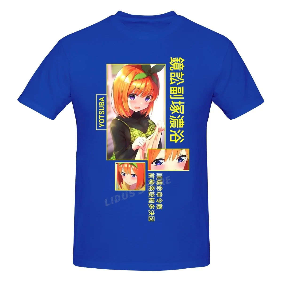 

Japan Anime The Quintessential Quintuplets Yotsuba Nakano T shirt Harajuku Clothing Short Sleeve Cotton Graphic Tshirt Tees
