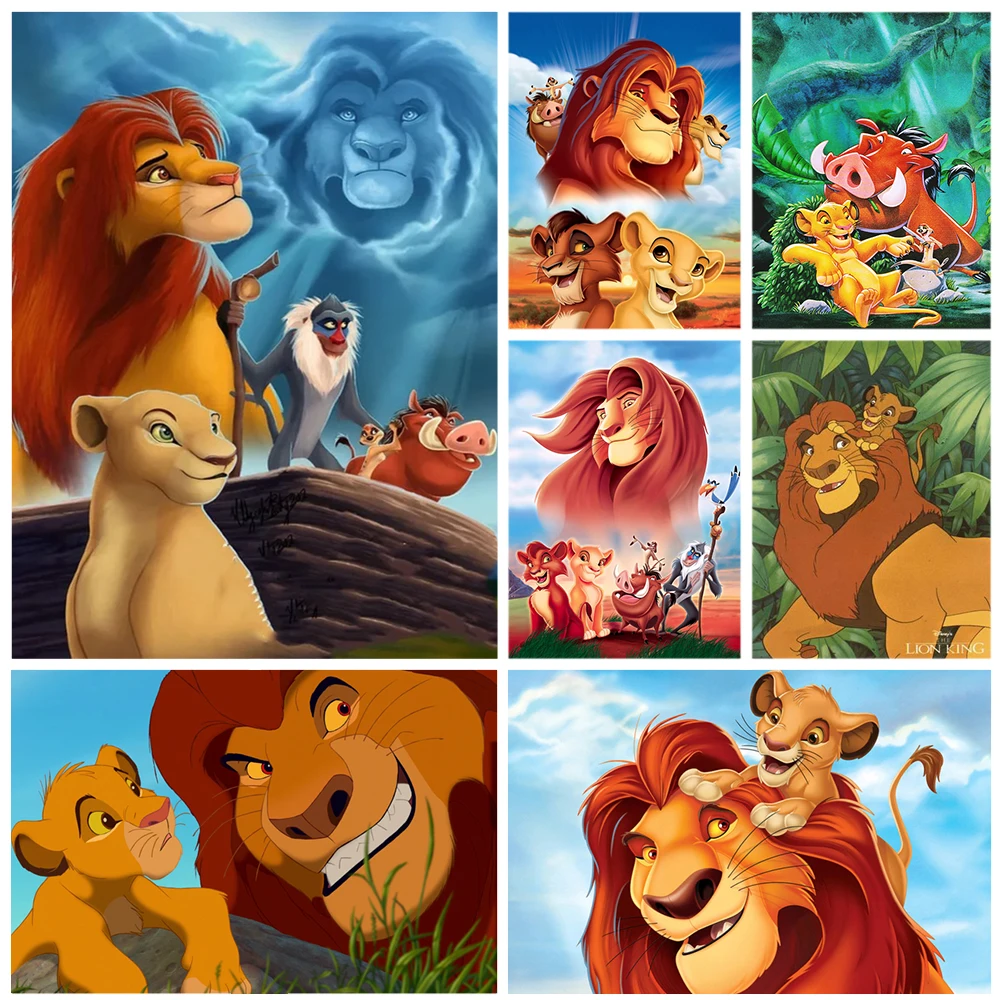 

Алмазная живопись «Король Лев» из мультфильма «Simba»