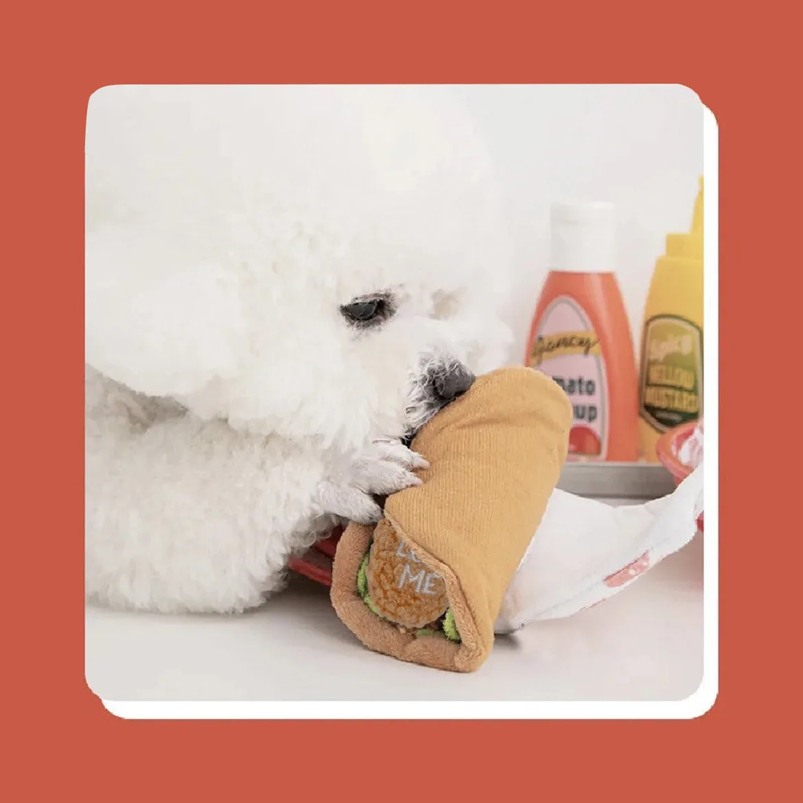 Милая Скрытая игрушка с запахом еды для пирожных собаки голосом плюшевая питомца