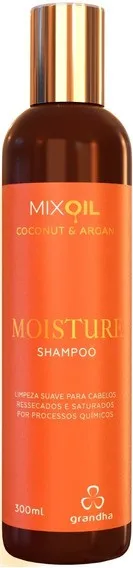 

Grandha Shampoo Moisture Hidratante Mix Oil Coconut & Argan 300ml