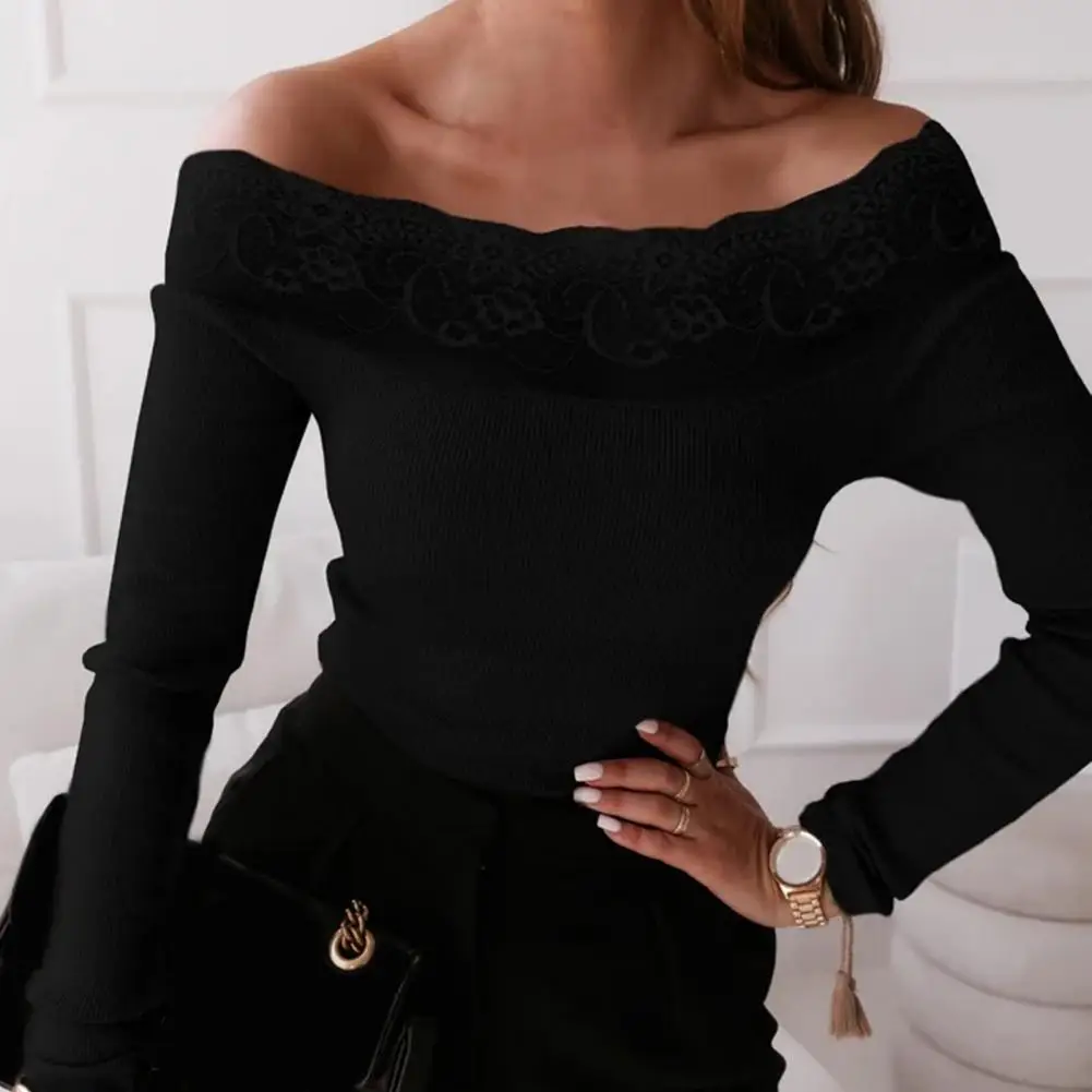 

Женская трикотажная блузка без бретелек, однотонная