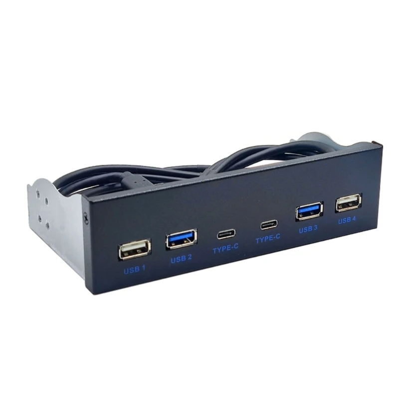 

E9LB Передняя панель USB для настольного компьютера, отсек для привода компакт-дисков, высокоскоростная передача данных