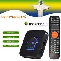 original gtmedia smart tv box android 11 0 amlogic 905w2 quad core 2 4g wifi 4k uhd 2gb 16g media player gt media g2 plus tv box