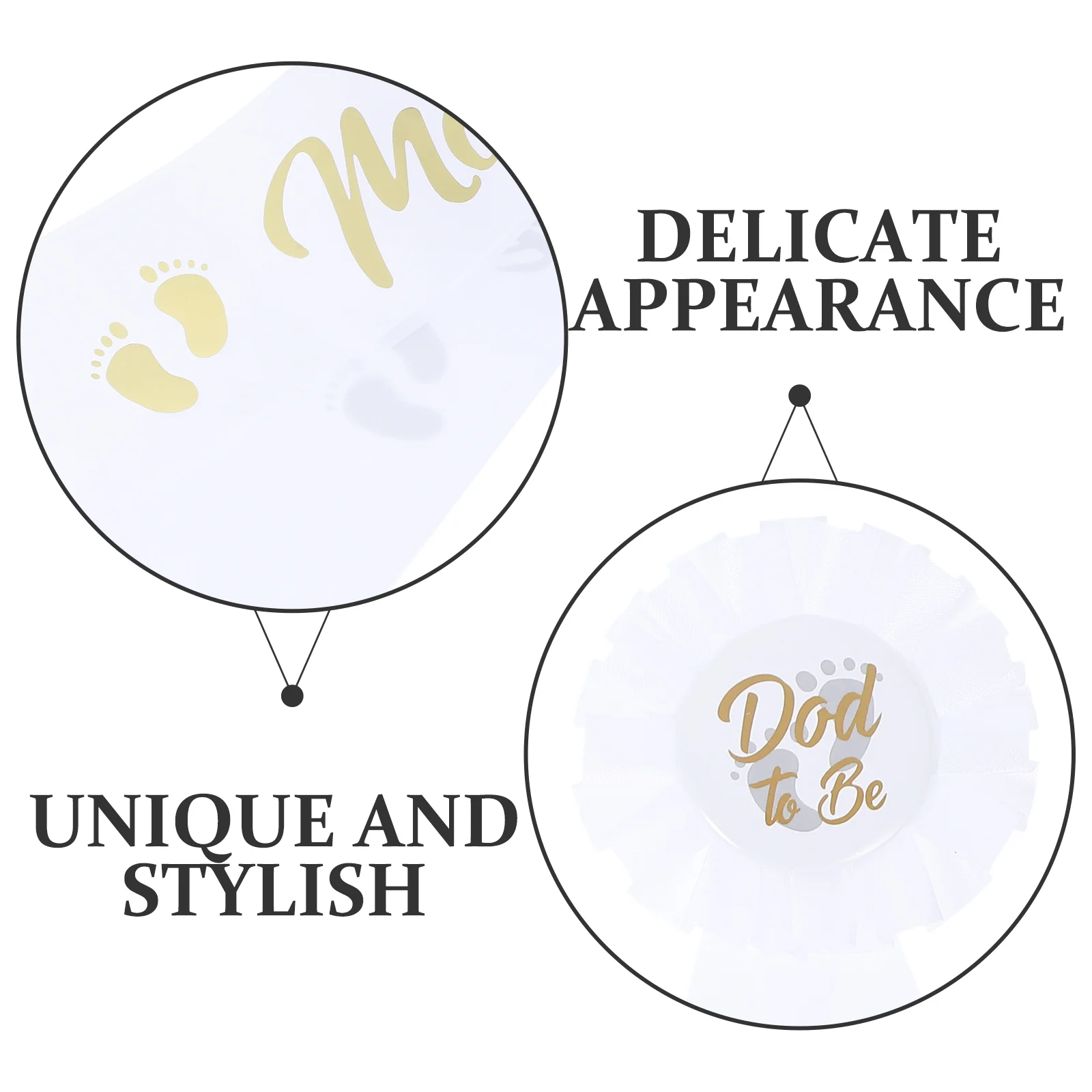 1 комплект значок Папа чтобы быть булавка Мама поясом украшение для детского душа