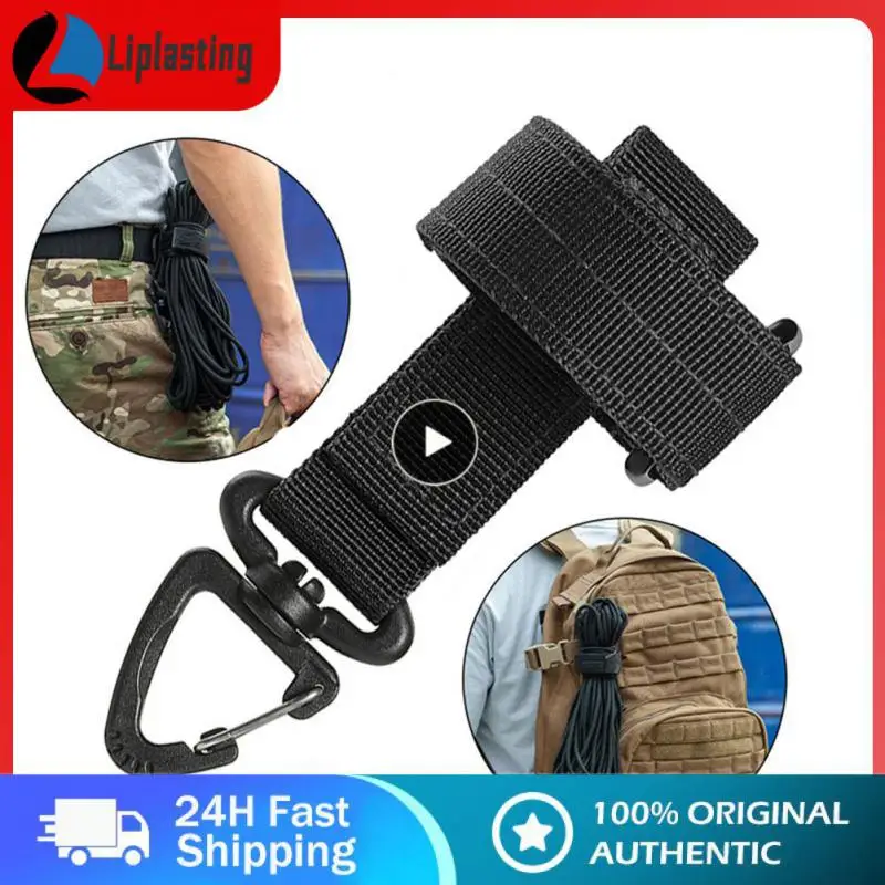 

Outdoor Keychain Military Molle Hook Multi-tool Clip Keeper Pouch Belt Edc Molle Webbing Gloves Rope Survival Tactical Gear