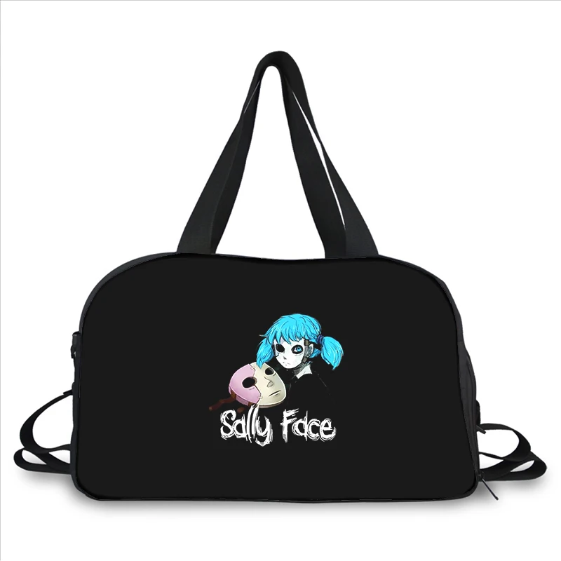 Sally face 3D printing fashion trend portable large capacity multi-function messenger bag travel bag