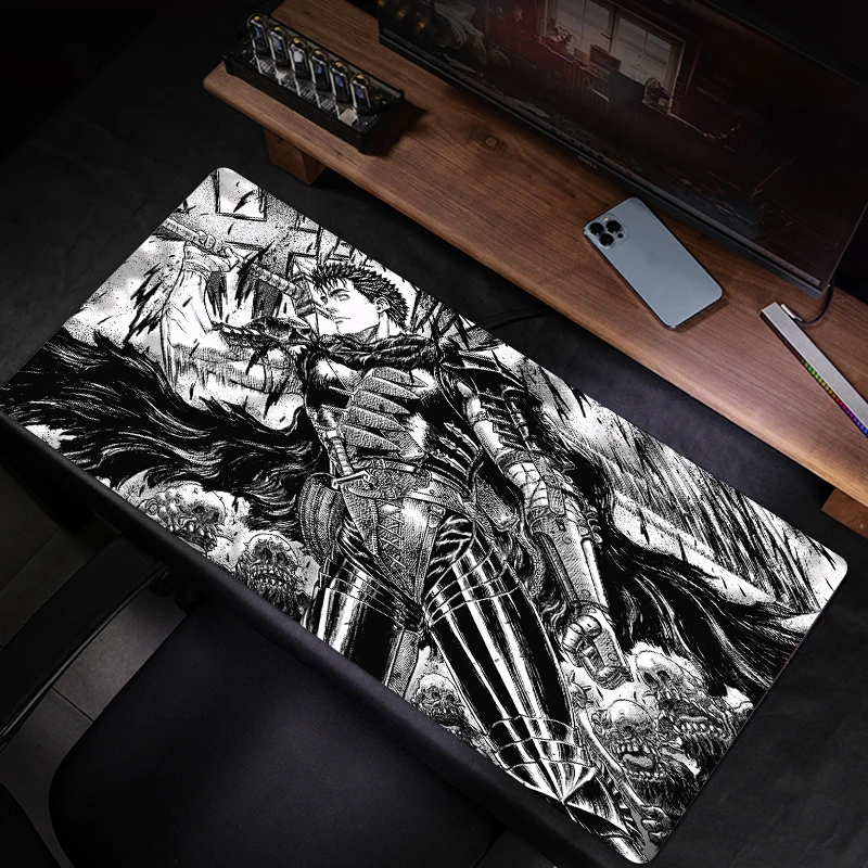 Коврик для мыши Berserk, игровой коврик для мыши, размер Xxl, 400 х900