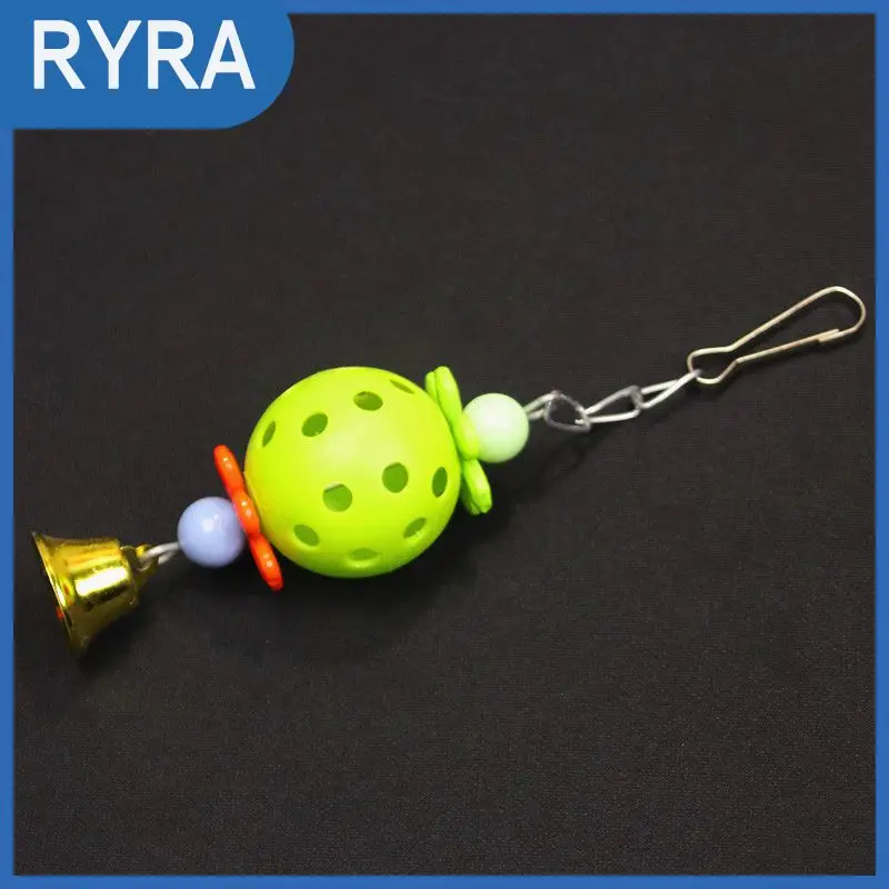 

1pc Parrot Bird Bell Toy Small Medium Parrot Toy Egg Bell Ball Hanging Parrot Toy Ball Pet Products Home Decoration Supplies