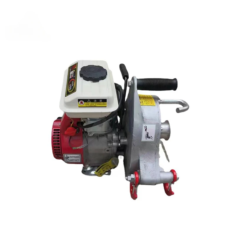 1T 2T маленькая портативная бензиновая двигатель лебедка шлифовальная машина для