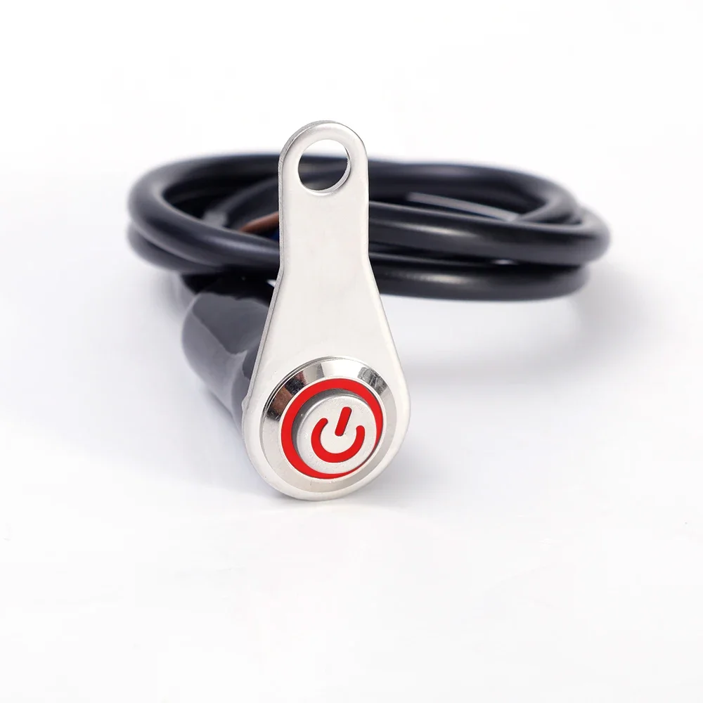 

Светодиодный мотоциклетный переключатель ВКЛ./ВЫКЛ., крепление на руль, алюминиевый сплав, водонепроницаемый, 12 В, противотуманные лампы, мотоциклетный гудок, кнопочный переключатель