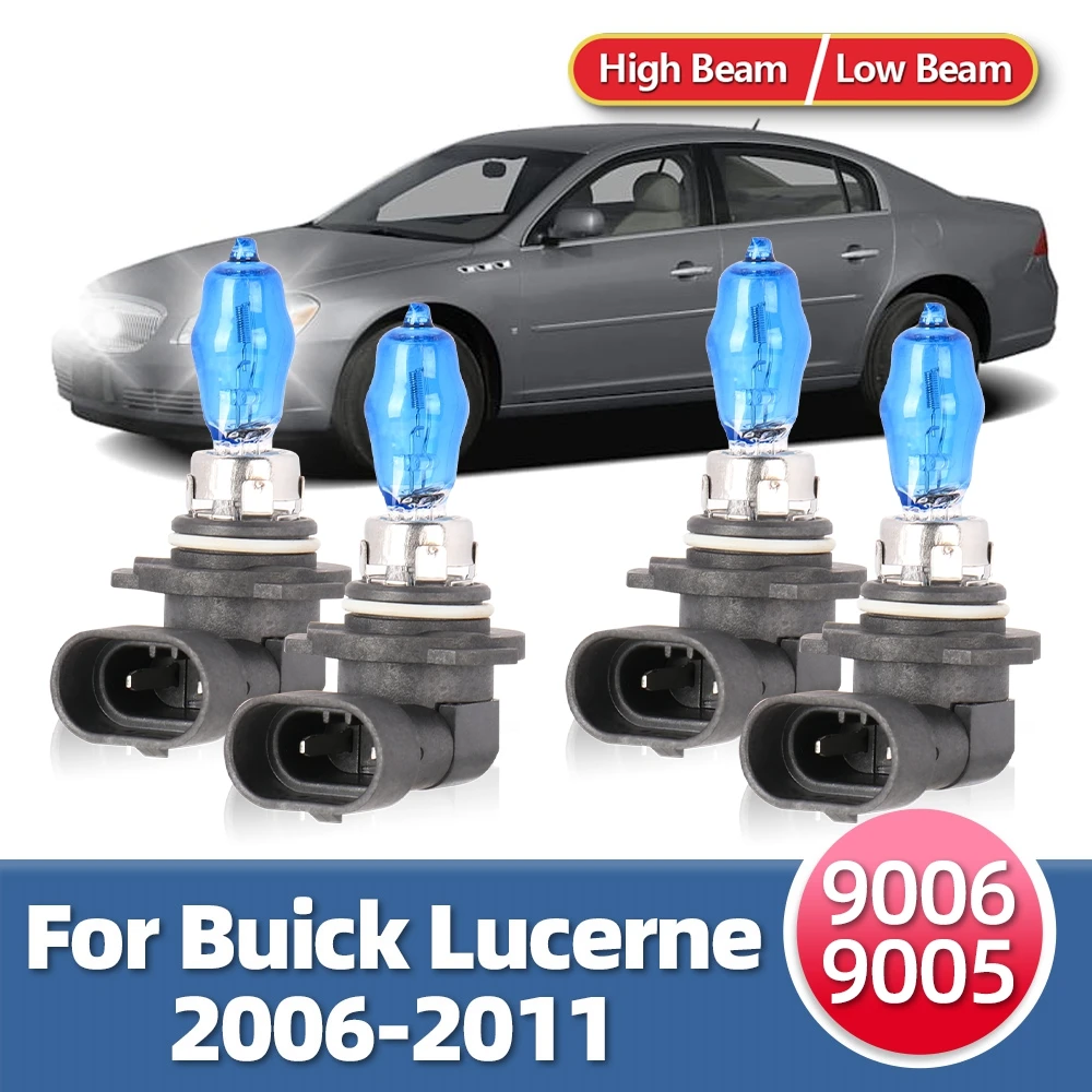 

Powerful Car Headlights Bulbs Lamp 6000K 12V 55W Headlamps Halogen HOD Light For Buick Lucerne 2006 2007 2008 2009 2010 2011
