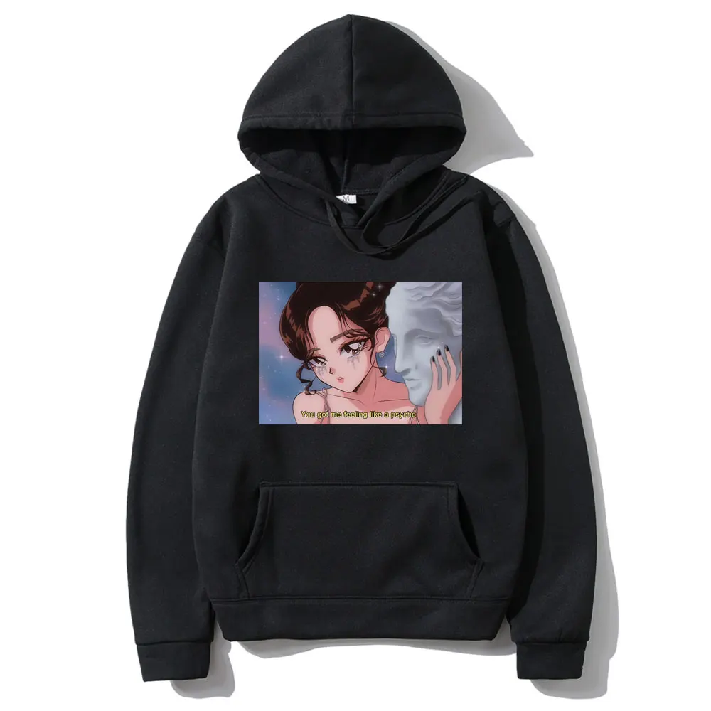 

Толстовка с надписью «You Got Me Feeling Like A психонадпись», худи из японского аниме, мужская и женская футболка, модная брендовая уличная одежда