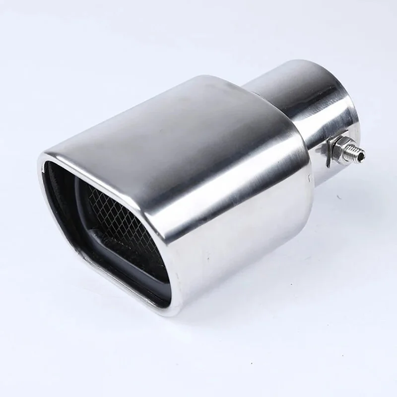 

Universal Stainless Steel Car Exhaust Tail Muffler Tip Pipe - Fit Pipes Diameter 3.8 to 5.3cm, Exhaust Tip Car Decoration